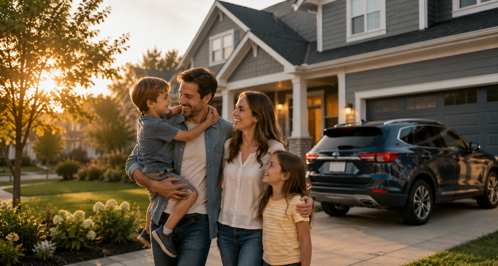 A family protected by personal insurance in Pittsburg, Kansas